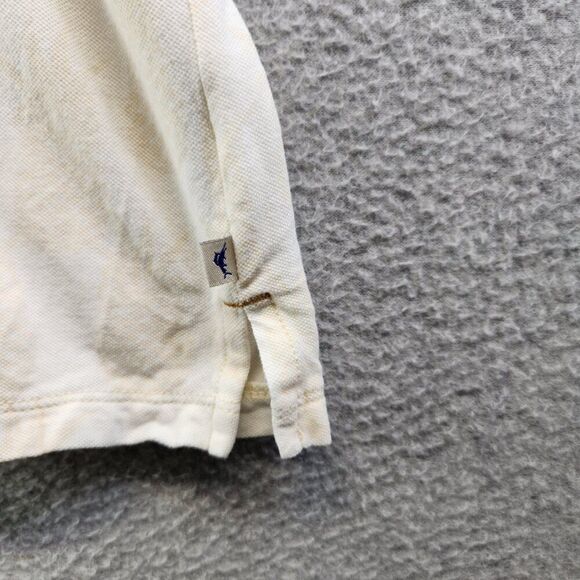 Tommy Bahama Shirt Mens XXL Yellow Pineapples Polo Resortwear Tropical Vacation - Picture 5 of 15